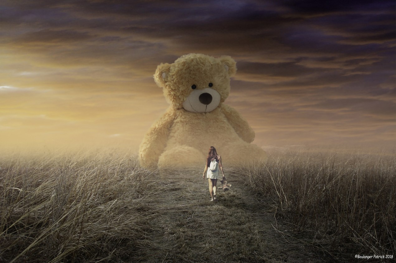 la fille au nounours