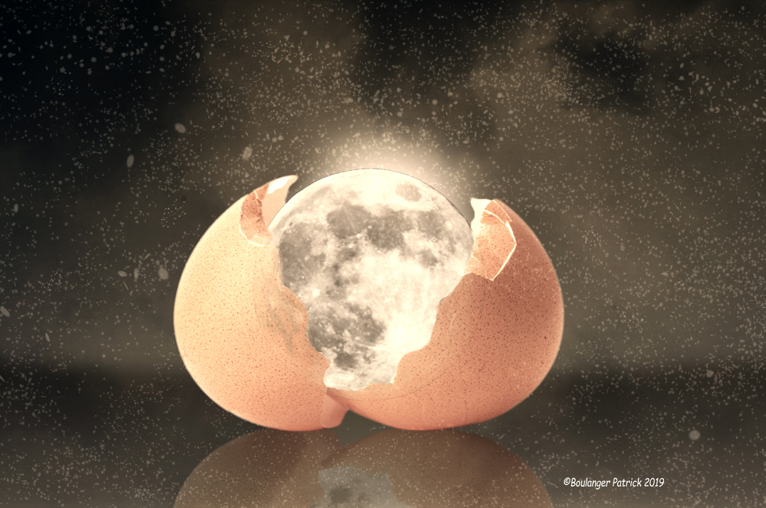 oeuf a la lune