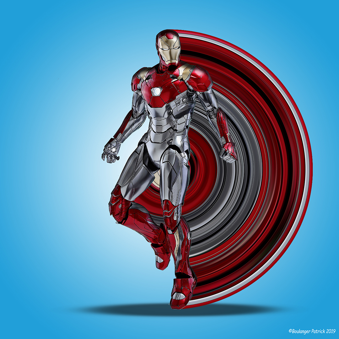 Effet Stretch de pixel circulaire