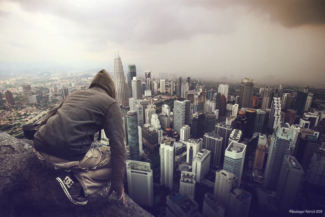 Au-dessus de la ville